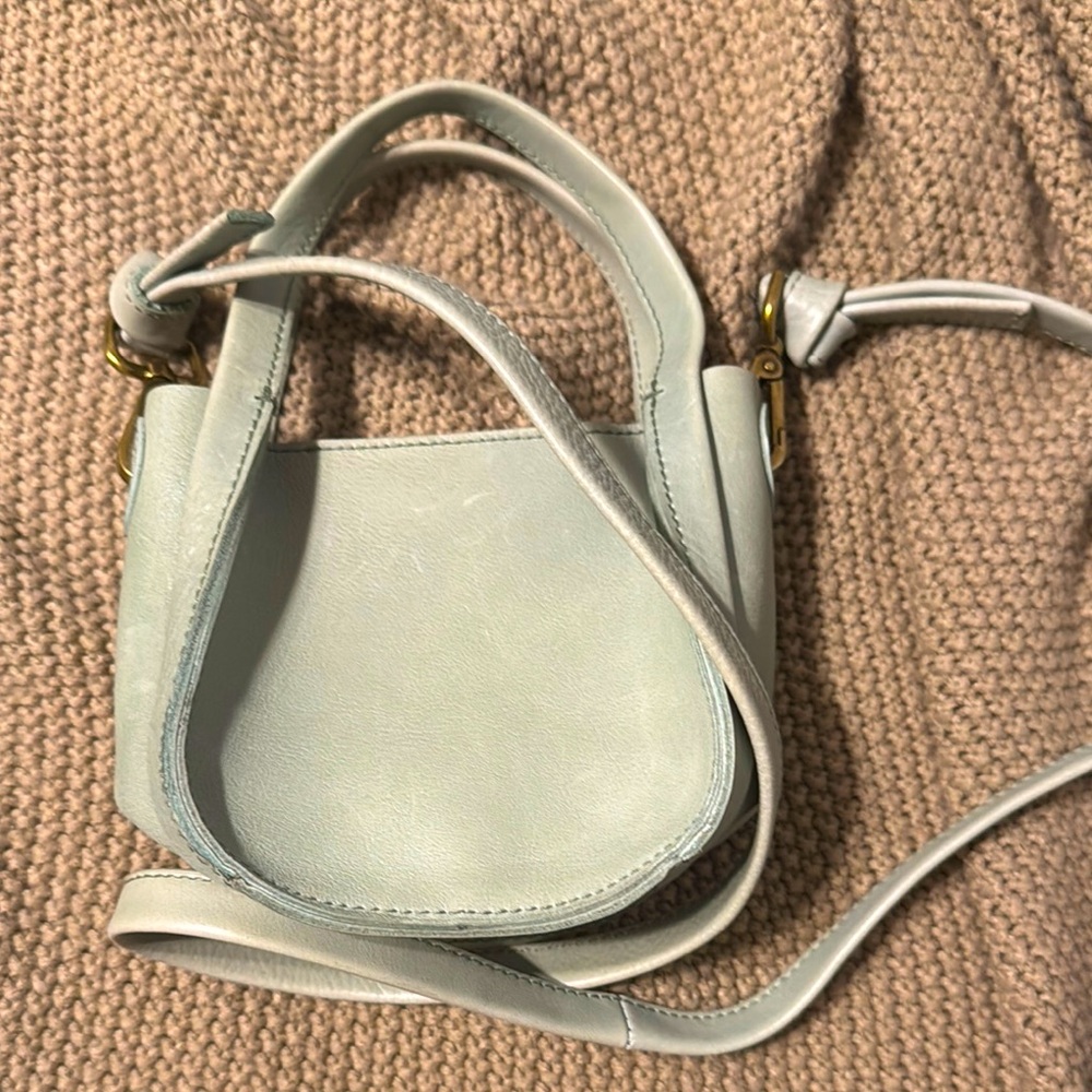 Madewell sage green crossbody